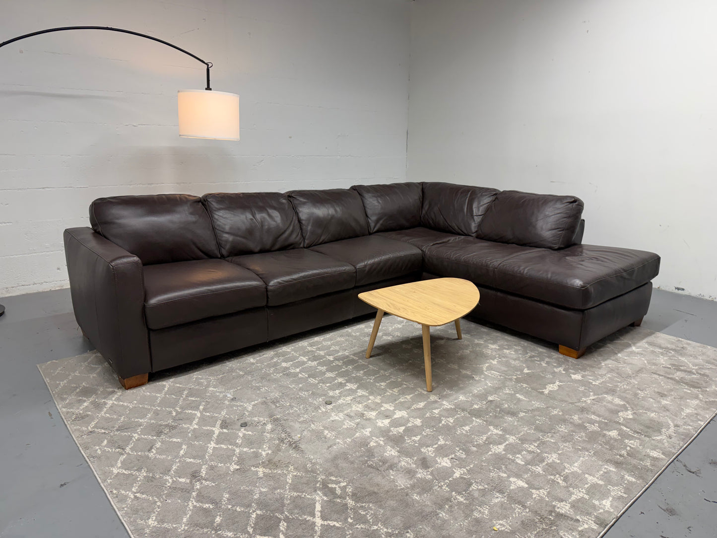 Natuzzi Editions Leather Sectional