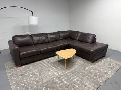 Natuzzi Editions Leather Sectional
