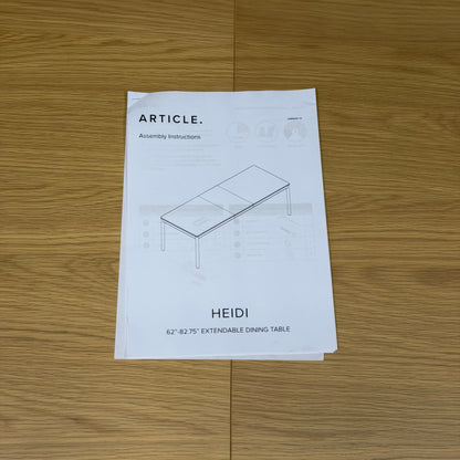 Article Heidi  61”-82.75