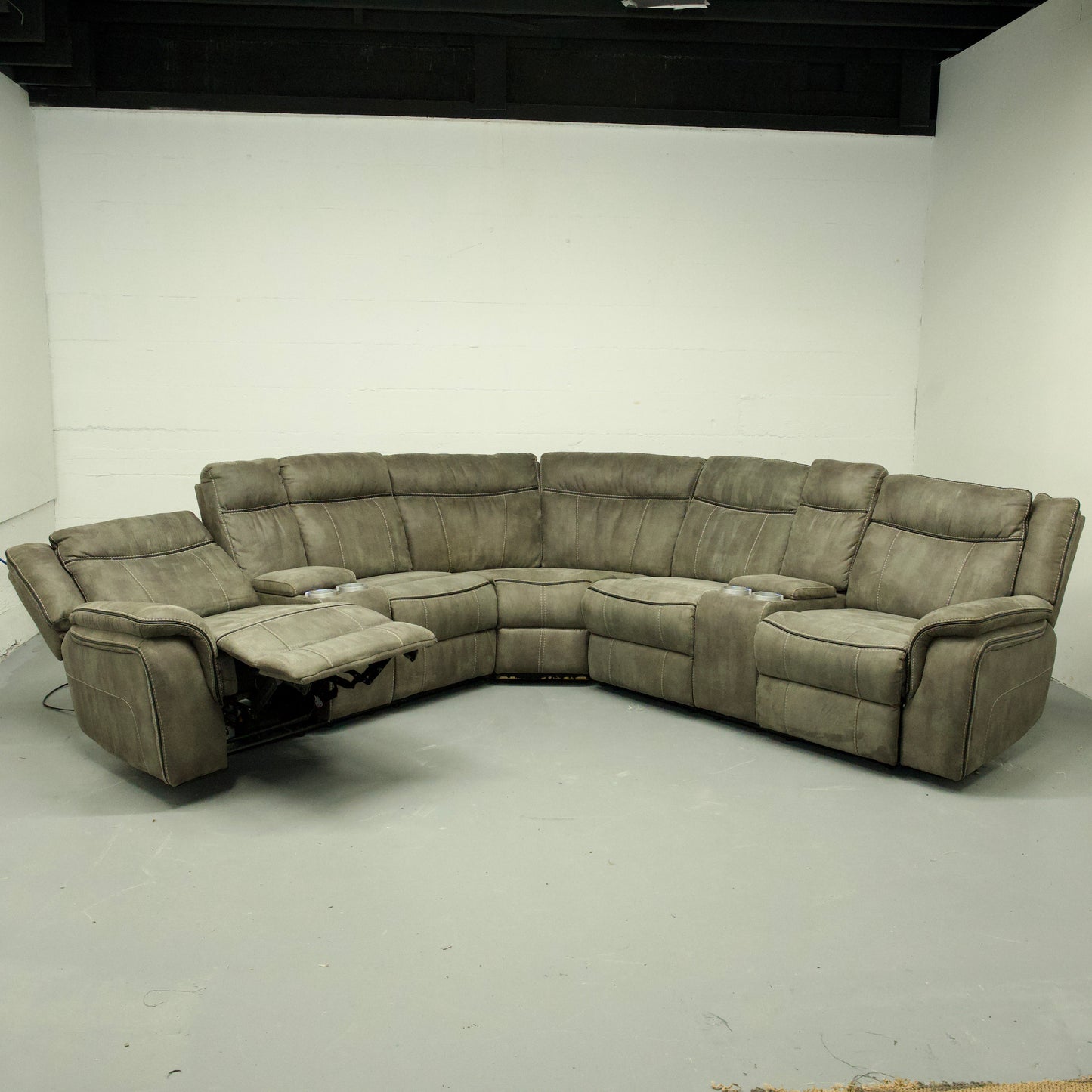 Power Recliner Sectional
