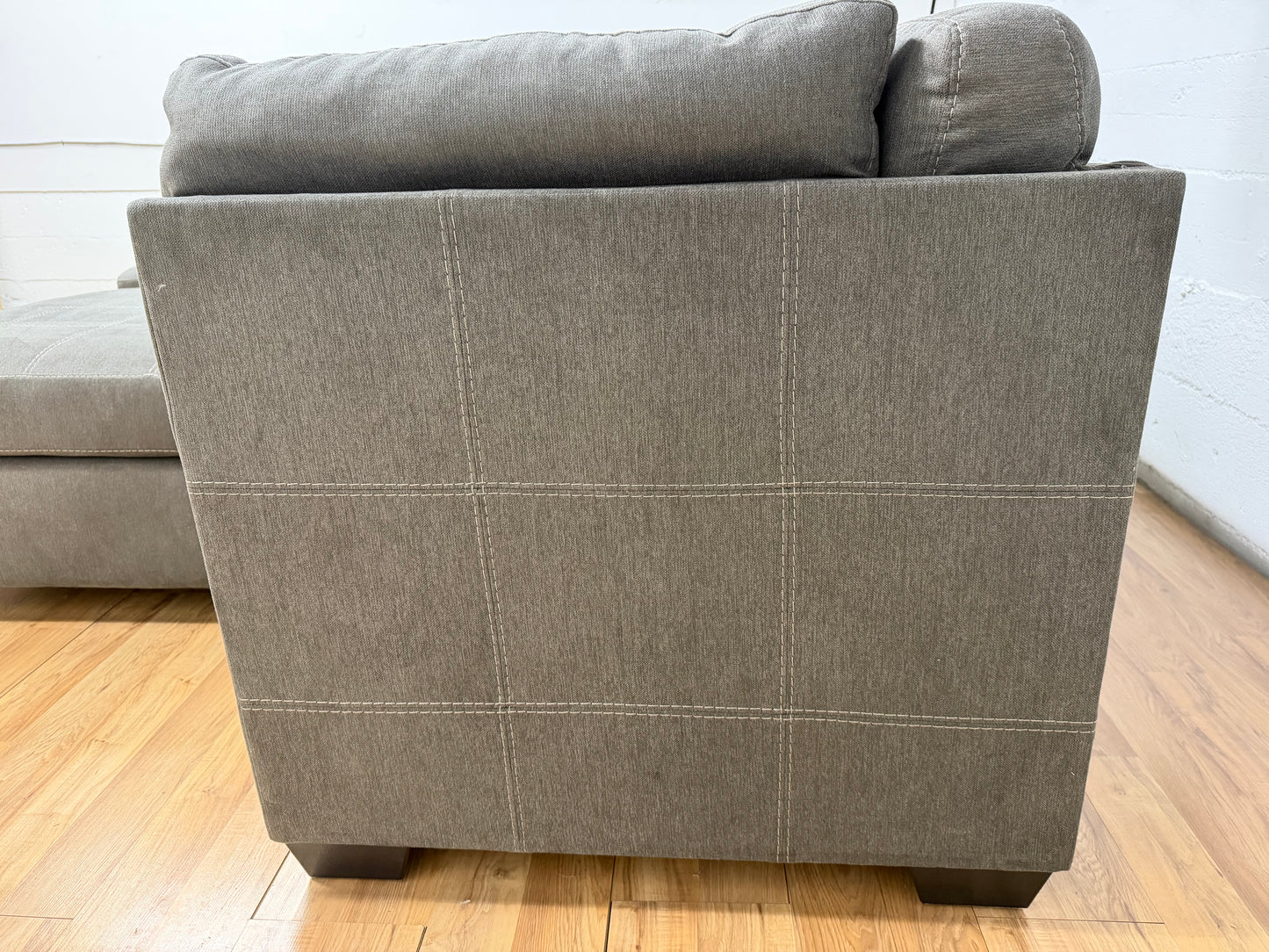 Ashley Sectional and ottoman