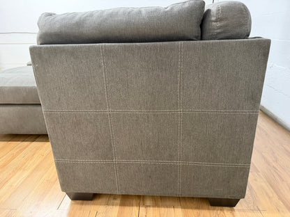 Ashley Sectional and ottoman