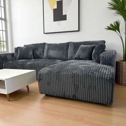 Casa Bella Sectional Thick Corduroy Fabric