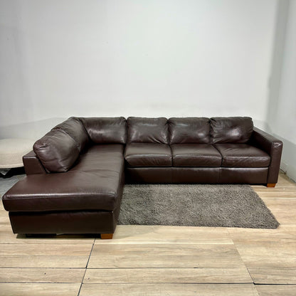 Natuzzi Editions Leather Sectional