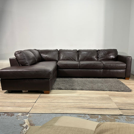 Natuzzi Editions Leather Sectional