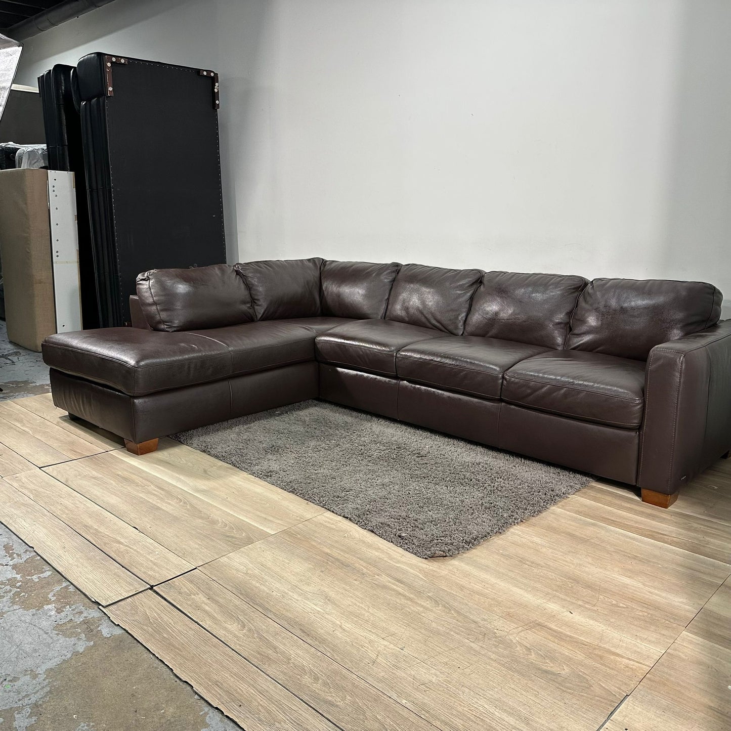 Natuzzi Editions Leather Sectional