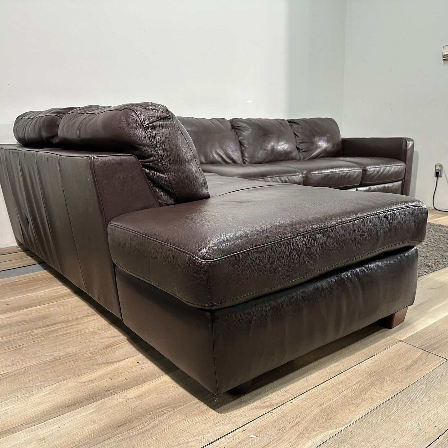 Natuzzi Editions Leather Sectional