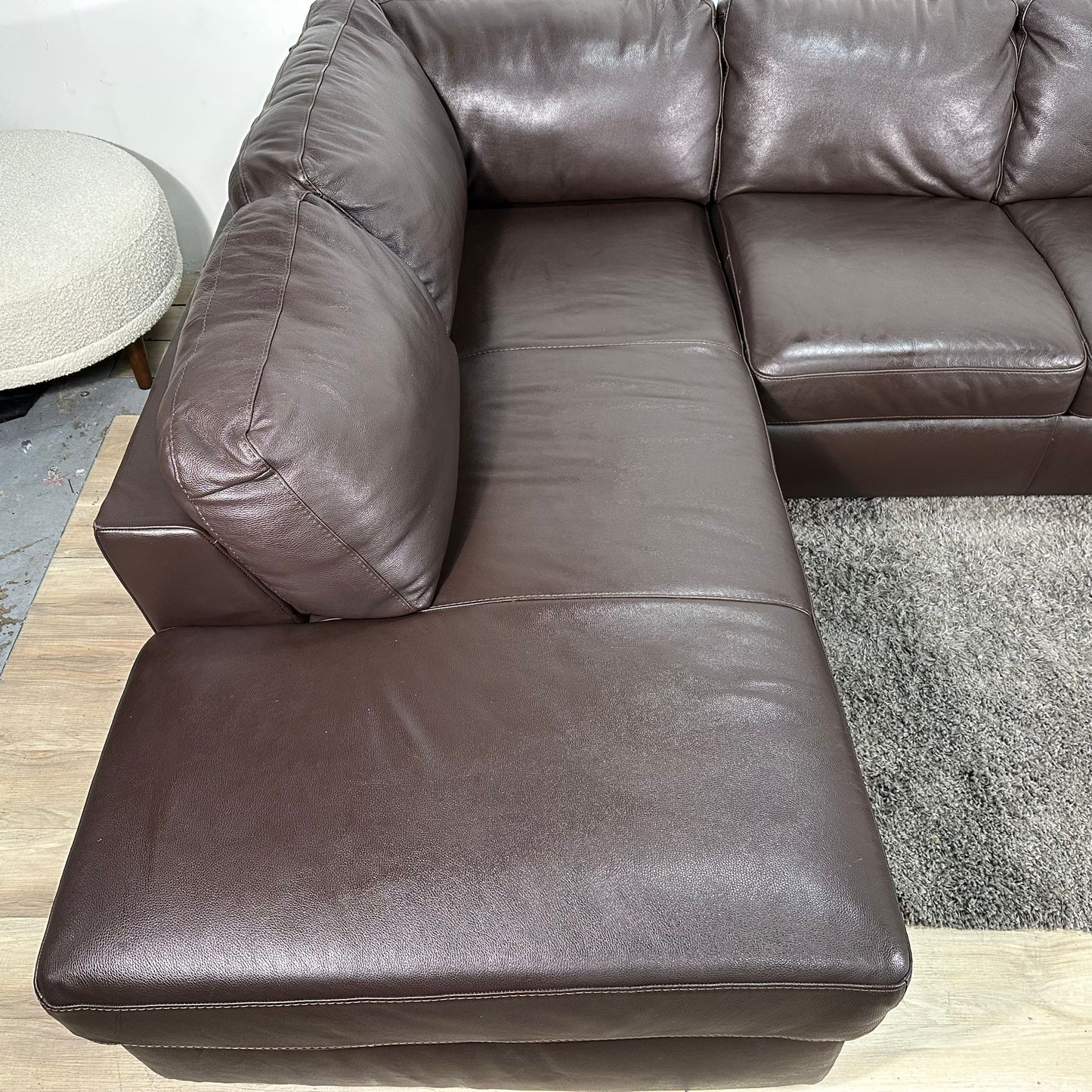 Natuzzi Editions Leather Sectional