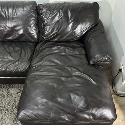 Huge Leather Sectional