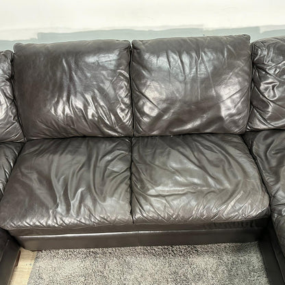 Huge Leather Sectional