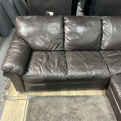 Huge Leather Sectional